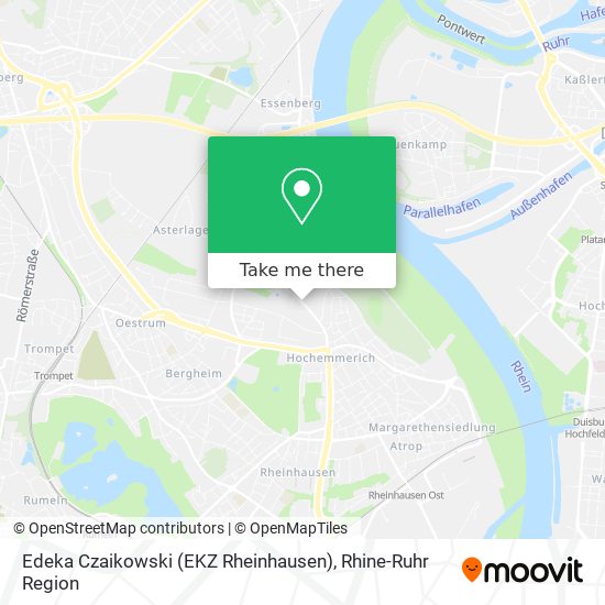 Edeka Czaikowski (EKZ Rheinhausen) map