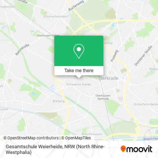 Карта Gesamtschule Weierheide