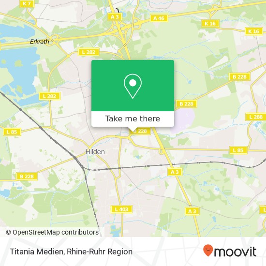 Titania Medien map