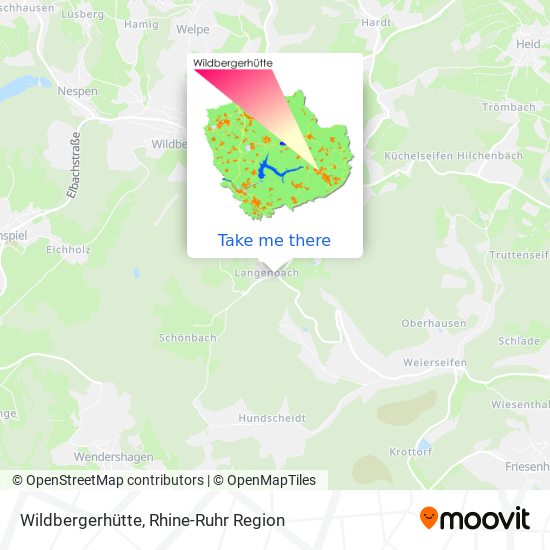 Wildbergerhütte map