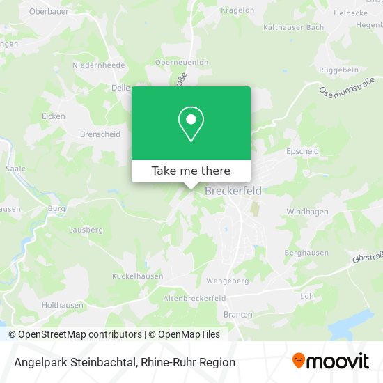 Angelpark Steinbachtal map