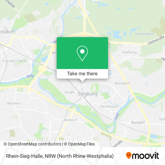 Карта Rhein-Sieg-Halle