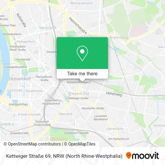 Карта Kettwiger Straße 69