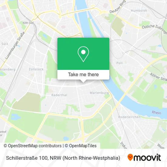 Карта Schillerstraße 100