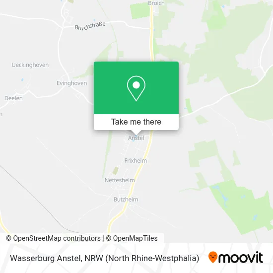 Wasserburg Anstel map