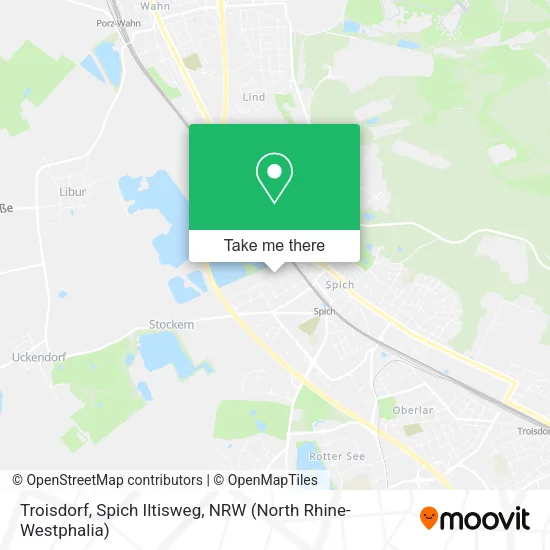 Карта Troisdorf, Spich Iltisweg