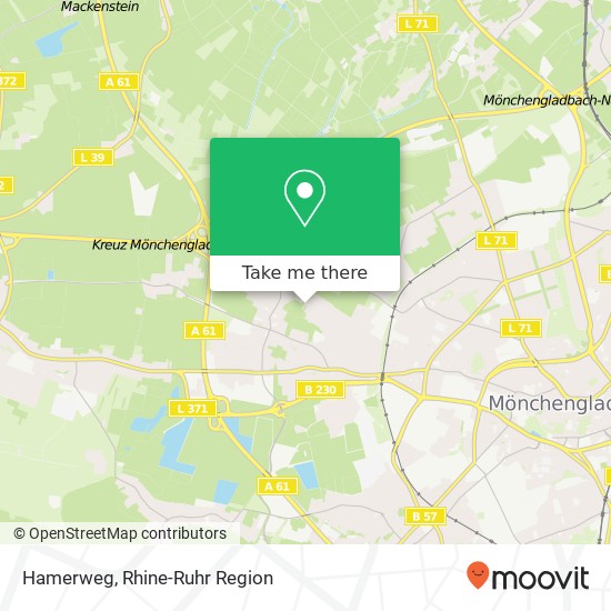 Hamerweg map