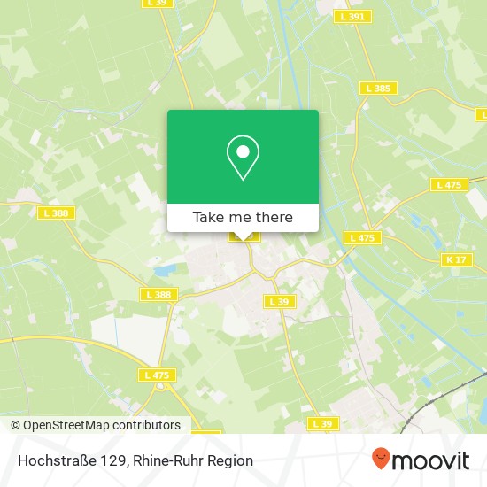 Hochstraße 129 map