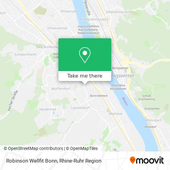 Robinson Wellfit Bonn map