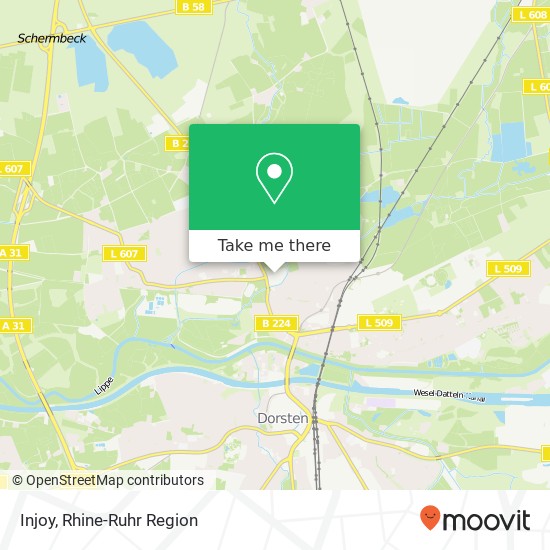 Injoy map