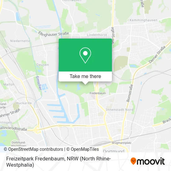 Карта Freizeitpark Fredenbaum