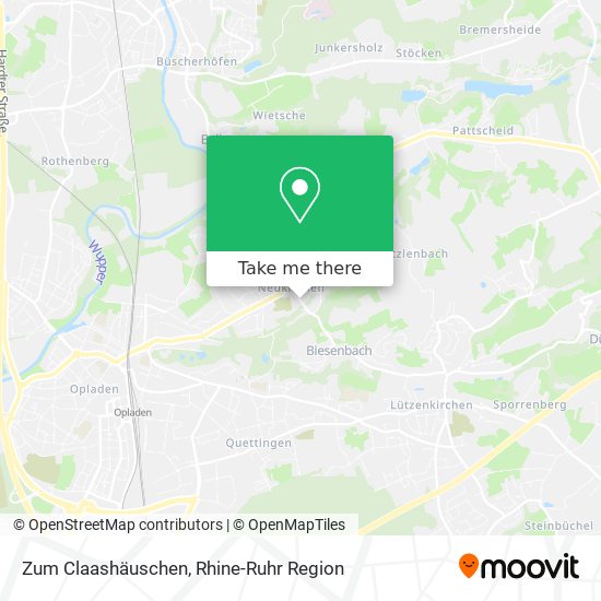 Zum Claashäuschen map