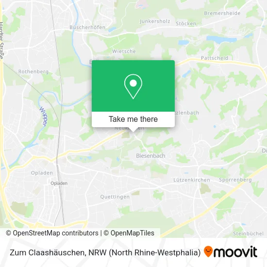 Карта Zum Claashäuschen