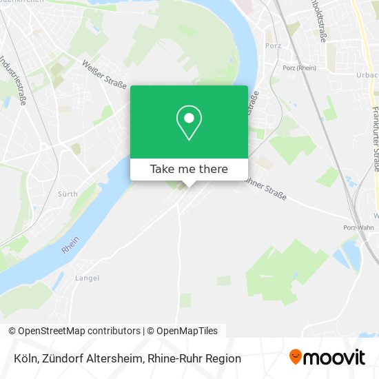 Köln, Zündorf Altersheim map