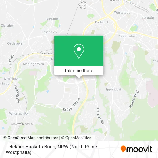 Карта Telekom Baskets Bonn