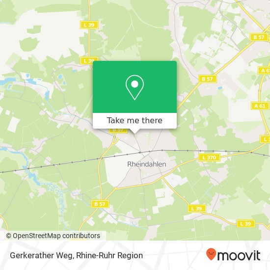 Gerkerather Weg map