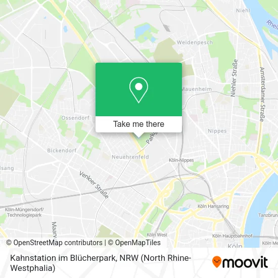 Карта Kahnstation im Blücherpark