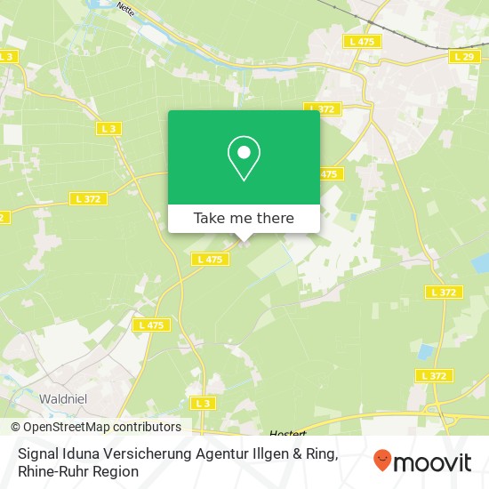 Signal Iduna Versicherung Agentur Illgen & Ring map