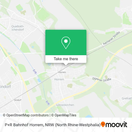 Карта P+R Bahnhof Horrem