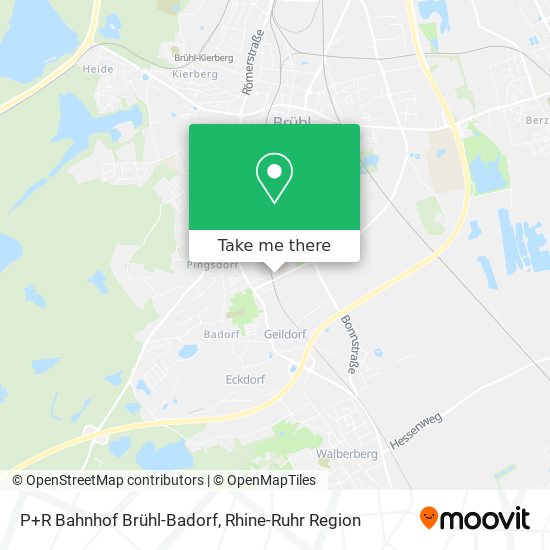 P+R Bahnhof Brühl-Badorf map