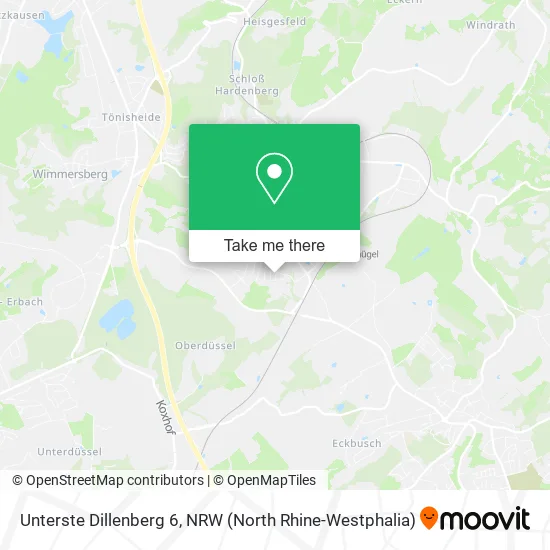 Карта Unterste Dillenberg 6