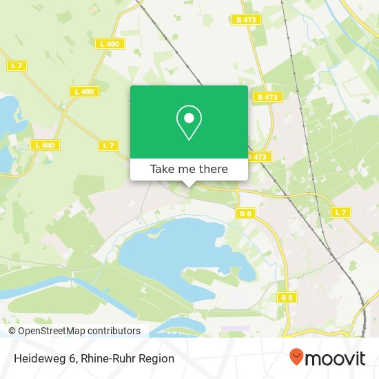 Heideweg 6 map