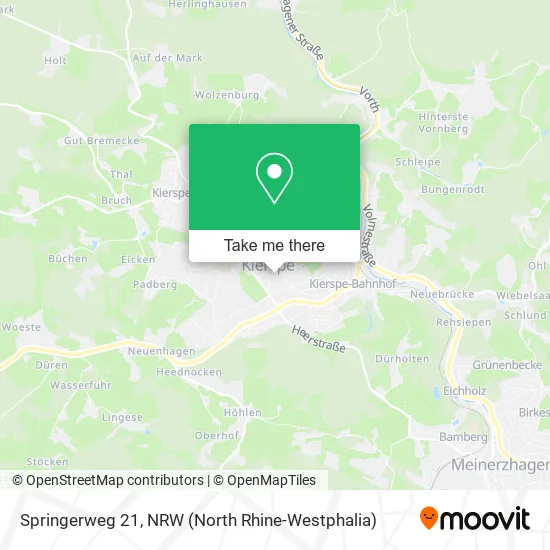 Карта Springerweg 21