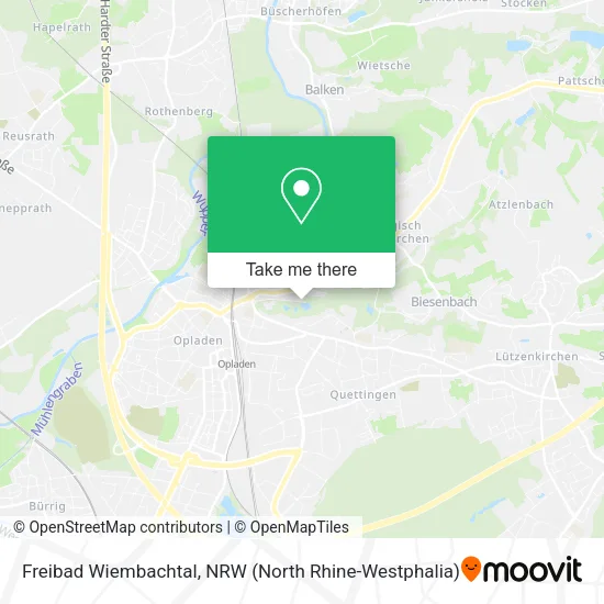 Карта Freibad Wiembachtal