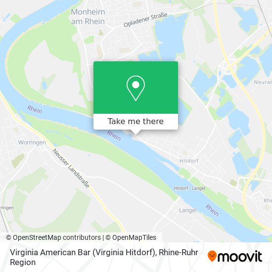 Virginia American Bar (Virginia Hitdorf) map