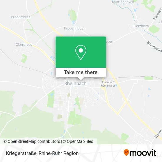 Карта Kriegerstraße