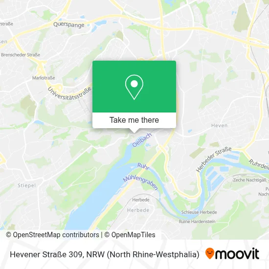 Hevener Straße 309 map