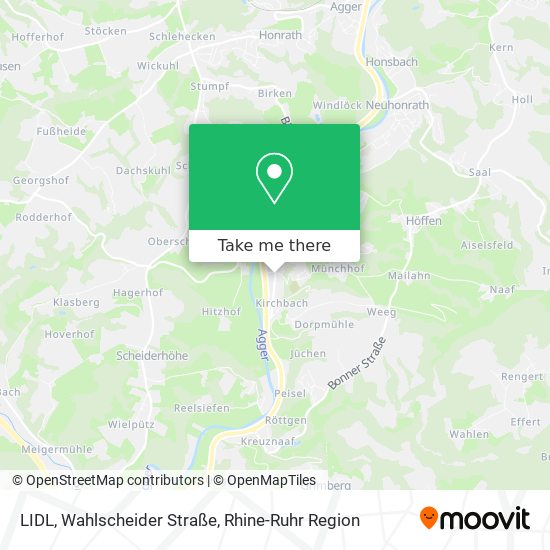 LIDL, Wahlscheider Straße map