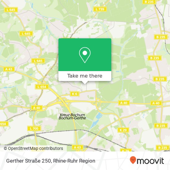 Gerther Straße 250 map