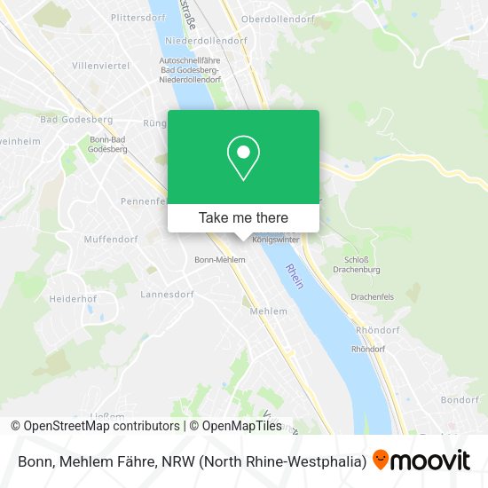 Карта Bonn, Mehlem Fähre