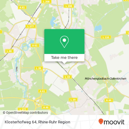 Klosterhofweg 64 map