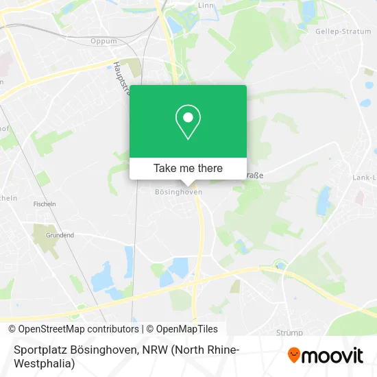 Карта Sportplatz Bösinghoven