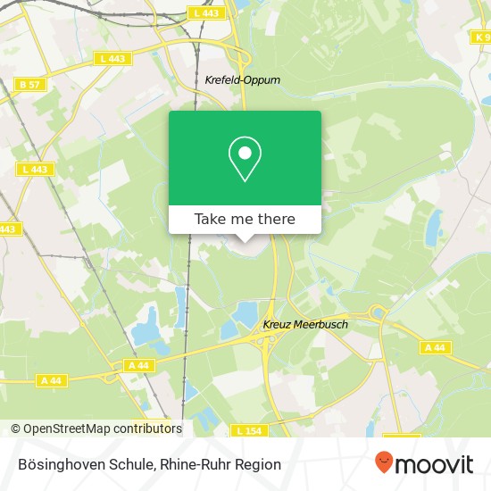 Bösinghoven Schule map