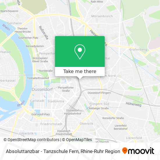 Absoluttanzbar - Tanzschule Fern map