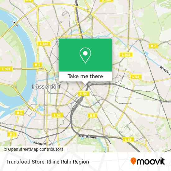 How To Get To Transfood Store In Dusseldorf By Bus Train Subway Or Light Rail