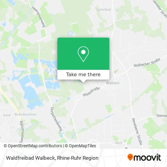 Карта Waldfreibad Walbeck