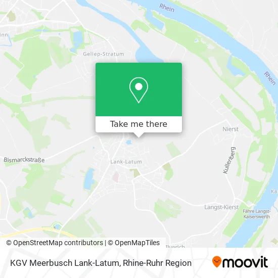 Карта KGV Meerbusch Lank-Latum