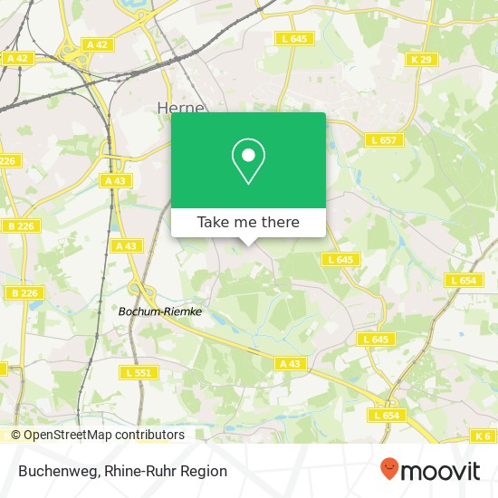 Карта Buchenweg