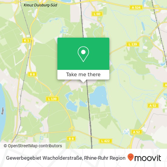 Gewerbegebiet Wacholderstraße map