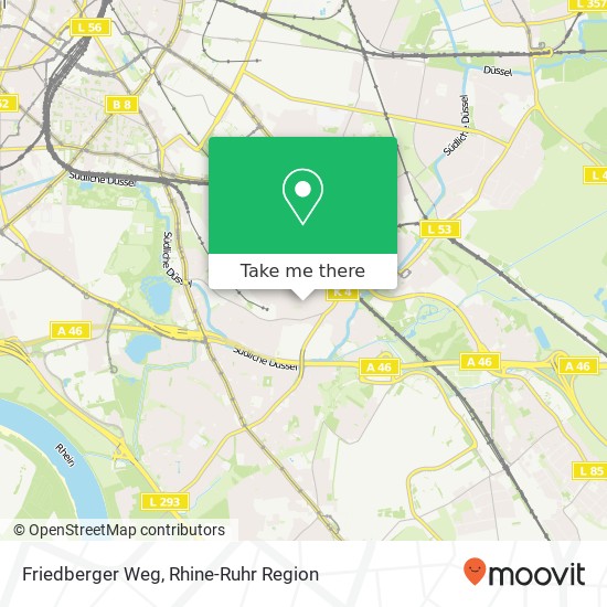 Карта Friedberger Weg