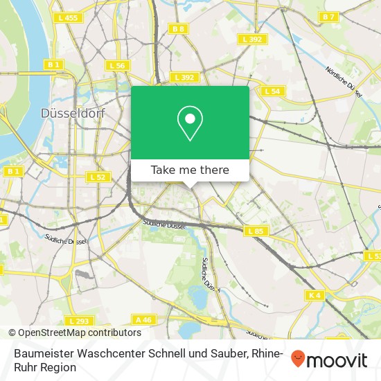 Baumeister Waschcenter Schnell und Sauber map