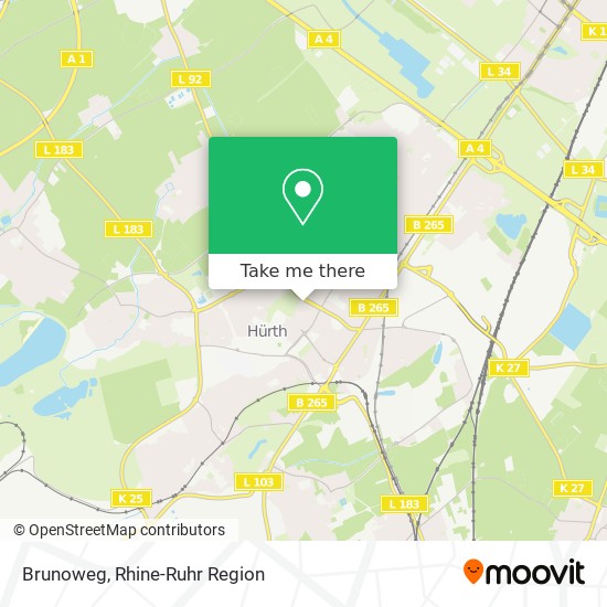 Карта Brunoweg