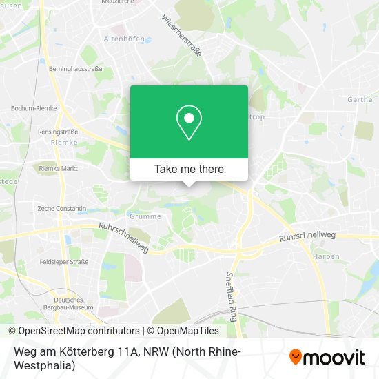 Карта Weg am Kötterberg 11A