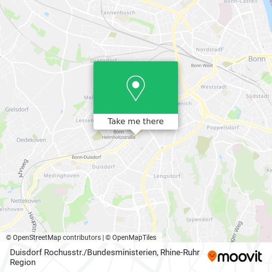 Duisdorf Rochusstr. / Bundesministerien map