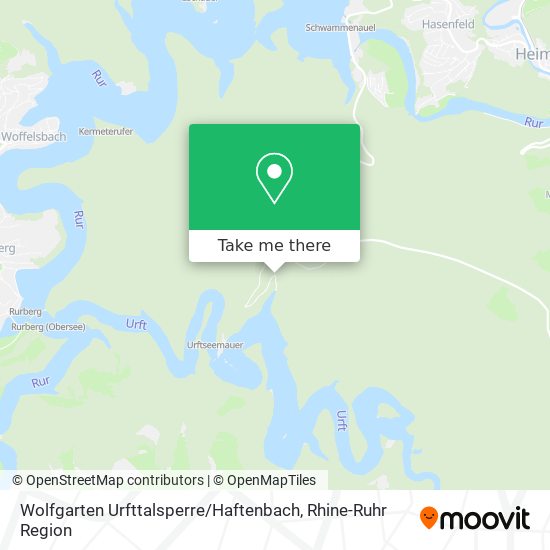 Wolfgarten Urfttalsperre / Haftenbach map