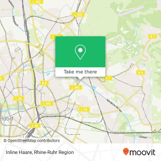 Inline Haare map